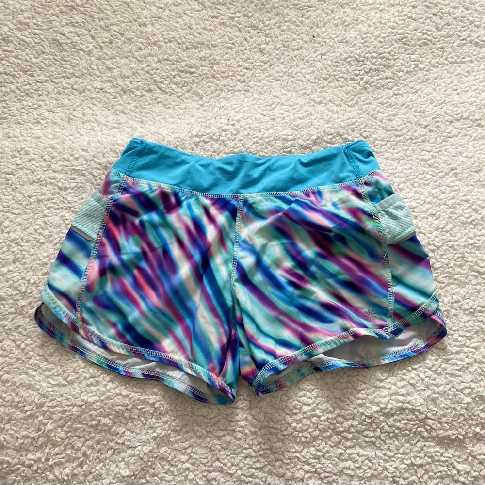 Athleta Girl Printed Record Breaker Shorts Size 12